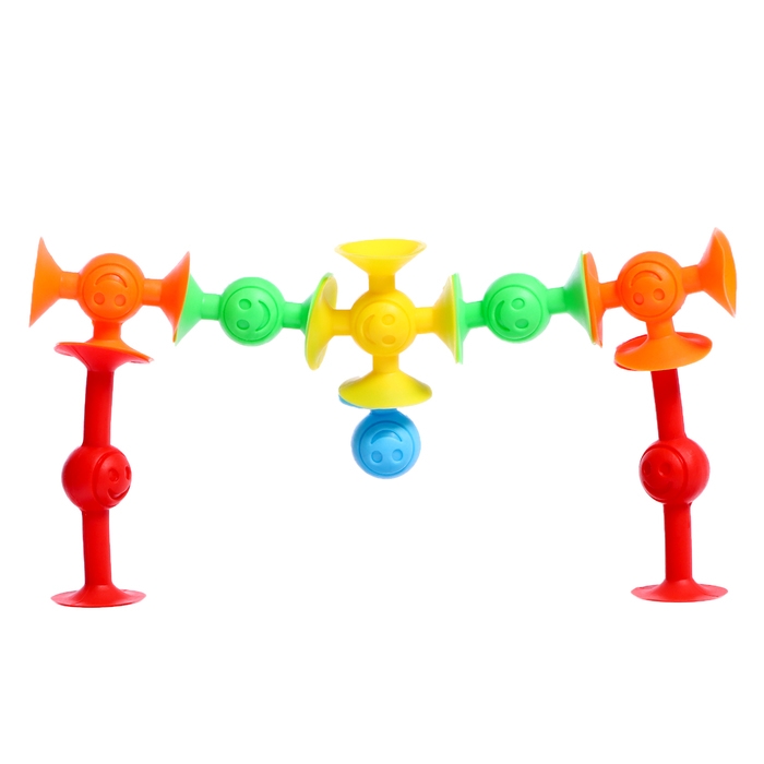 Конструктор &laquo;Весёлые присоски&raquo;, 14 деталей