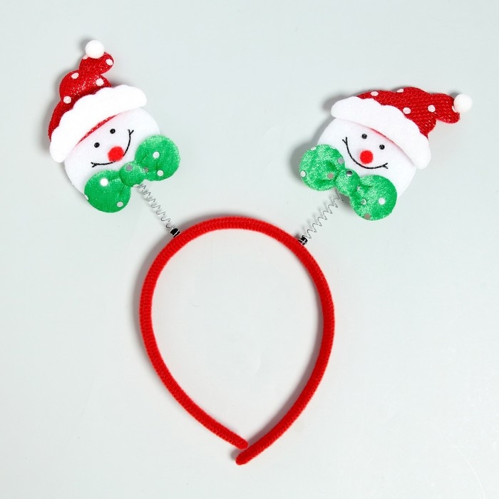 Карнавальный ободок «Снеговичок» Карнавальный ободок «Снеговичок»