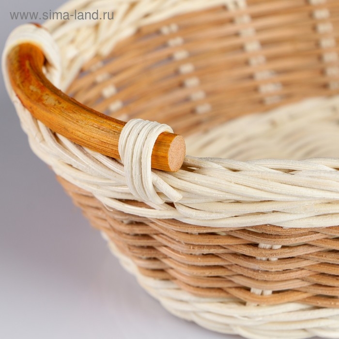 Корзина с ручками, 16&times;23&times;5 см, ротанг