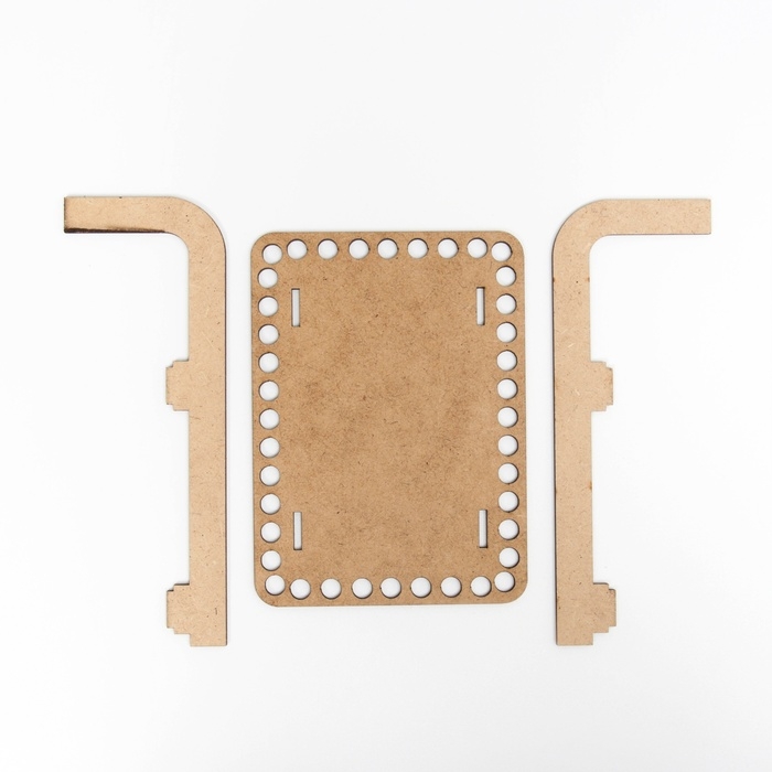 Заготовка для вязания "Саночки" (набор 3 детали) 18х11 см