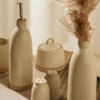 Сахарница керамическая SL Home &laquo;Виенто&raquo;, 350 мл, 11&times;11 см, цвет бежевый