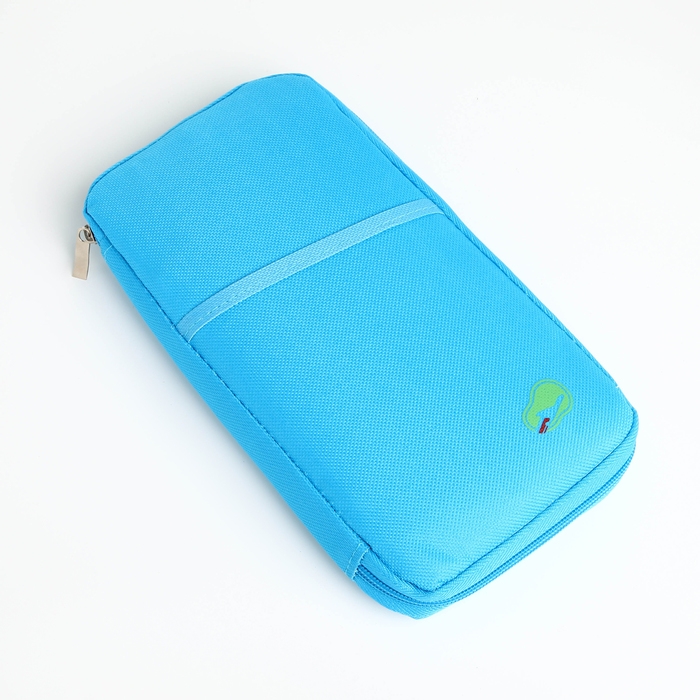 Косметичка на молнии, цвет голубой Косметичка на молнии, цвет голубой