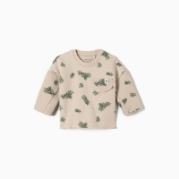 Новый год. Джемпер Крошка Я "Еловые веточки", рост 86-92 см