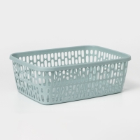 Корзина для хранения, 35×25×12 см, цвет МИКС Корзина для хранения, 35×25×12 см, цвет МИКС