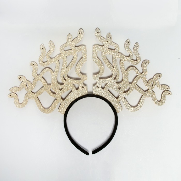 Новый год! Ободок для волос карнавальный &laquo;Змея&raquo;
