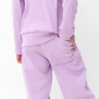 Костюм для девочки (свитшот, брюки) MINAKU цвет лиловый, рост 146 см Костюм для девочки (свитшот, брюки) MINAKU цвет лиловый, рост 146 см