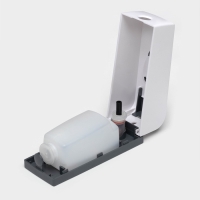 Диспенсер для мыла и антисептика SAVANNA, механический, 350 мл, пластик, белый Диспенсер для мыла и антисептика SAVANNA, механический, 350 мл, пластик, белый