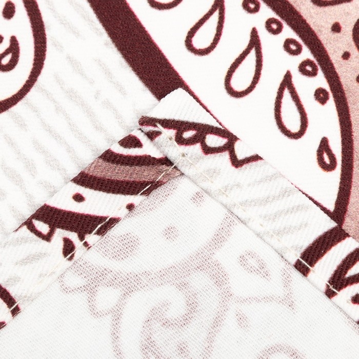 Кухонный набор Этель &laquo;Восточные узоры&raquo;, полотенце 40х73 см, прихватка 19х19 см, фартук 60х65 см