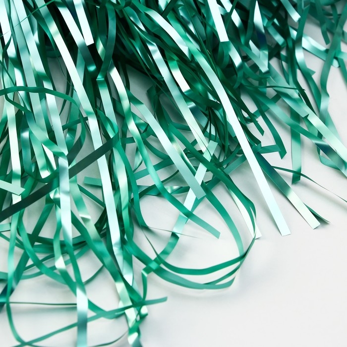 Наполнитель для шаров и подарков, упаковка, &laquo;Бирюза&raquo; , 15 х 26 см