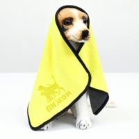 Полотенце для животных супервпитывающее, среднее, 30 х 60 см, жёлтое Полотенце для животных супервпитывающее, среднее, 30 х 60 см, жёлтое