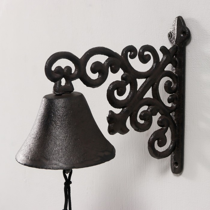 Колокол сувенирный чугун Колокол сувенирный чугун "Узорный" 18х10х21 см