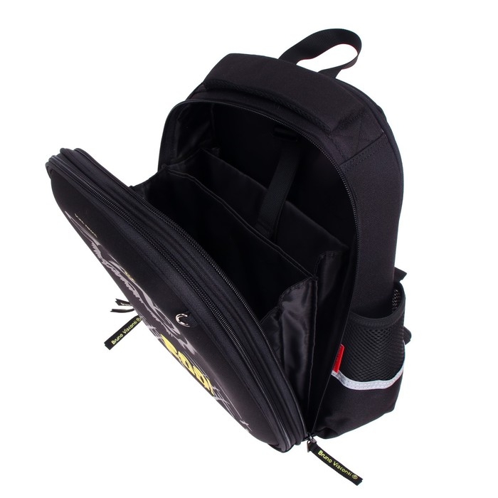 Рюкзак каркасный 36 х 28 х 17 см, Bruno Visconti Рюкзак каркасный 36 х 28 х 17 см, Bruno Visconti "Взгляд зверя. Волк"