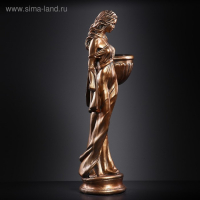 Фигура с кашпо "Девушка в платье",бронза, 1 л/23х36х84 см Фигура с кашпо "Девушка в платье",бронза, 1 л/23х36х84 см