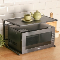 Полка для микроволновой печи, 56&times;38&times;35,5 см, цвет чёрный