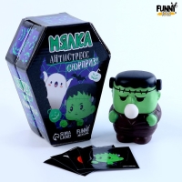 Хэллоуин. Антистресс сквиш мялка &laquo;Надувайка&raquo;, с наклейками, с воздухом, цвета МИКС