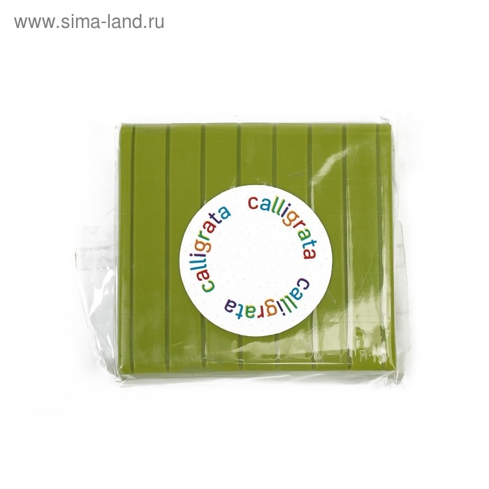 Полимерная глина Calligrata 50 г, оливковая Полимерная глина Calligrata 50 г, оливковая