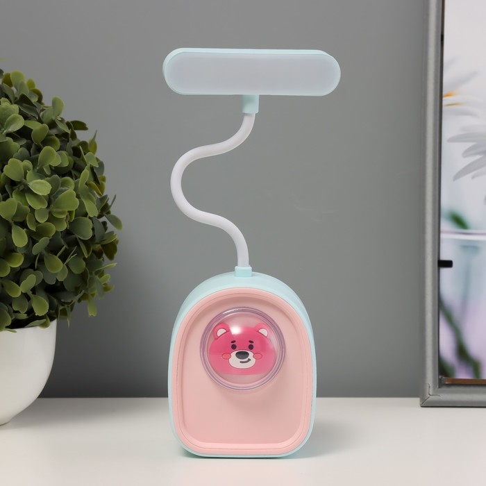 Ночник Ночник "Кидс" LED 3Вт USB АКБ бело-голубой 7,5х5,3х20,5 см