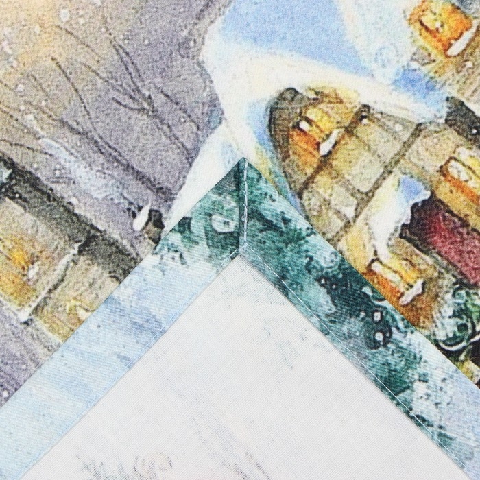 Набор новогодних салфеток Этель &laquo;Рождественский вечер&raquo;, 40х40 см - 4 шт, хлопок, саржа