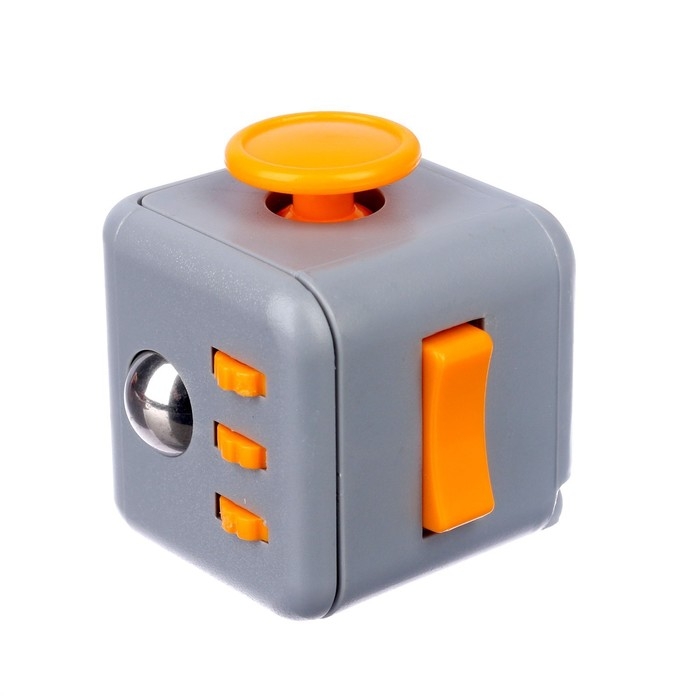 Фиджет кубик антистресс &laquo;Котики&raquo;, МИКС, в шоубоксе