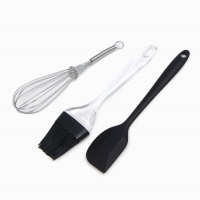 Набор подарочный Leaves: полотенце, варежка-прихватка, кисть, лопатка, венчик