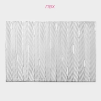 Салфетки сервировочные на стол Доляна &laquo;Триумф&raquo;, 45&times;30 см, 4 шт, цвет серебро