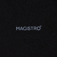 Набор тарелок фарфоровых Magistro Carbon, 21×18,5см, цвет чёрный Набор тарелок фарфоровых Magistro Carbon, 21×18,5см, цвет чёрный