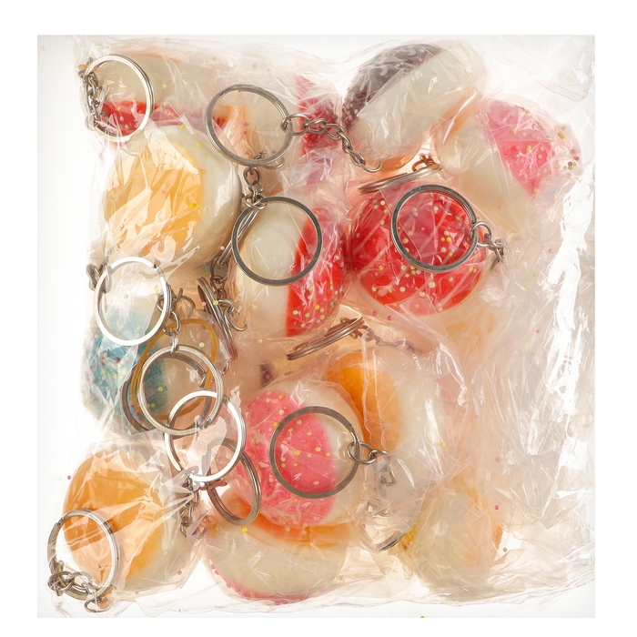 Мялка-сквиш &laquo;Сладкоежка&raquo;, на брелоке, цвет МИКС