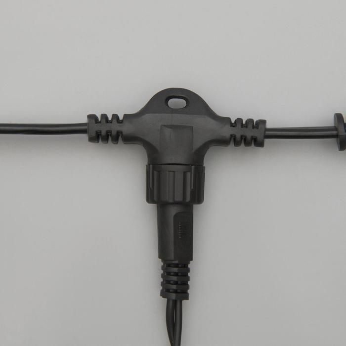 Гирлянда &laquo;Занавес&raquo; 2 &times; 1.5 м, IP44, УМС, тёмная нить, 360 LED, свечение белое, 220 В