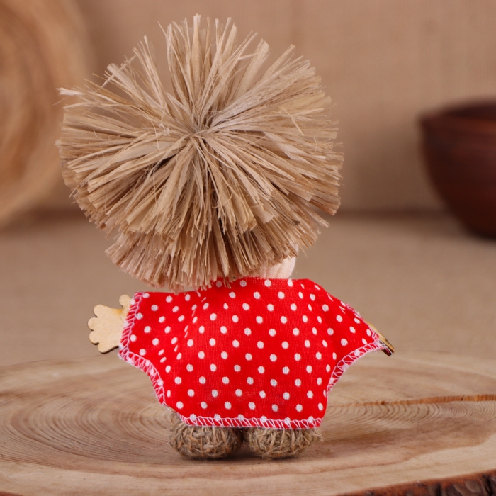 Оберег-домовой "Кузьма", малый, микс