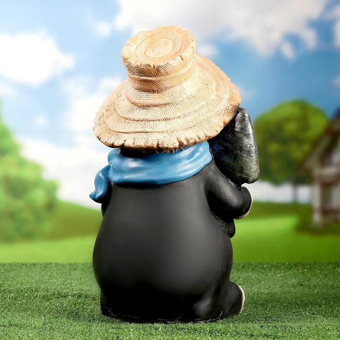 Садовая фигура Садовая фигура "Крот в шляпе" 26х26х45см МИКС