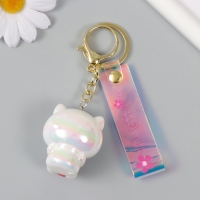 Брелок пластик, резина с карабином, ремешком "Котёнок с мороженым" 3,5х4х4,2 см Брелок пластик, резина с карабином, ремешком "Котёнок с мороженым" 3,5х4х4,2 см