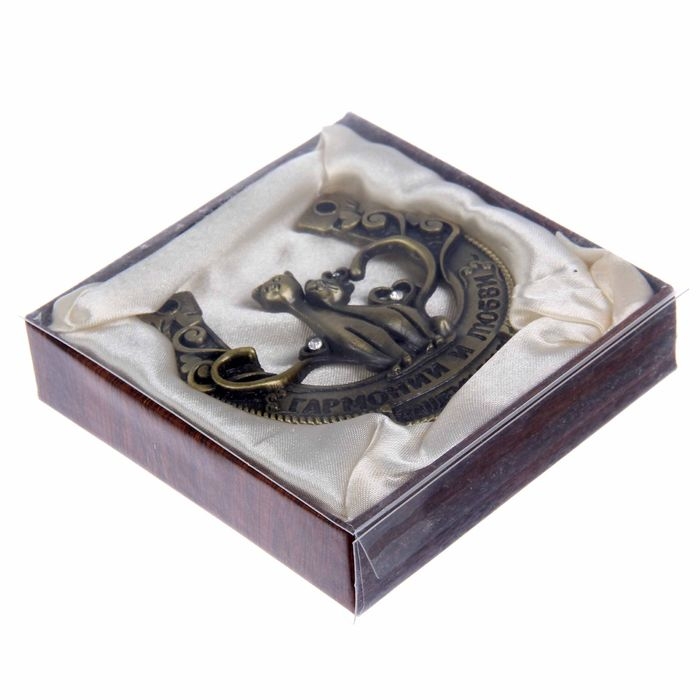 Подкова «Гармонии и любви вашему дому», 7 х 7 см. Подкова «Гармонии и любви вашему дому», 7 х 7 см.