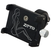 Держатель телефона на руль, алюминий, цвет чёрный Держатель телефона на руль, алюминий, цвет чёрный