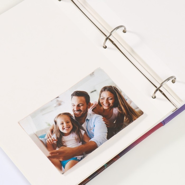 Фотоальбом на 50 магнитных листов 23х28  см, "liquid metal flowers 1"