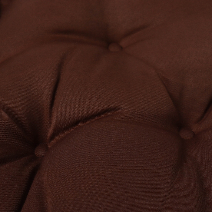 Подушка круглая на кресло непромокаемая D60 см, цвет коричневый грета 20%, полиэстер 80% Подушка круглая на кресло непромокаемая D60 см, цвет коричневый грета 20%, полиэстер 80%