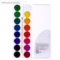 Акварель "Луч" ZOO, 16 цветов, с кистью Акварель "Луч" ZOO, 16 цветов, с кистью