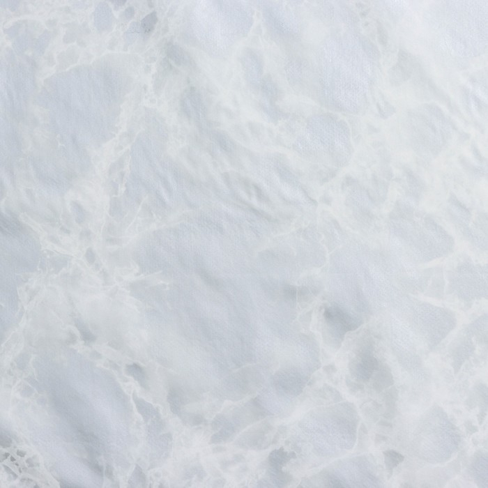 Клеёнка на стол на нетканой основе Доляна &laquo;Витая&raquo;, ширина 137 см, рулон 20 м, цвет белый