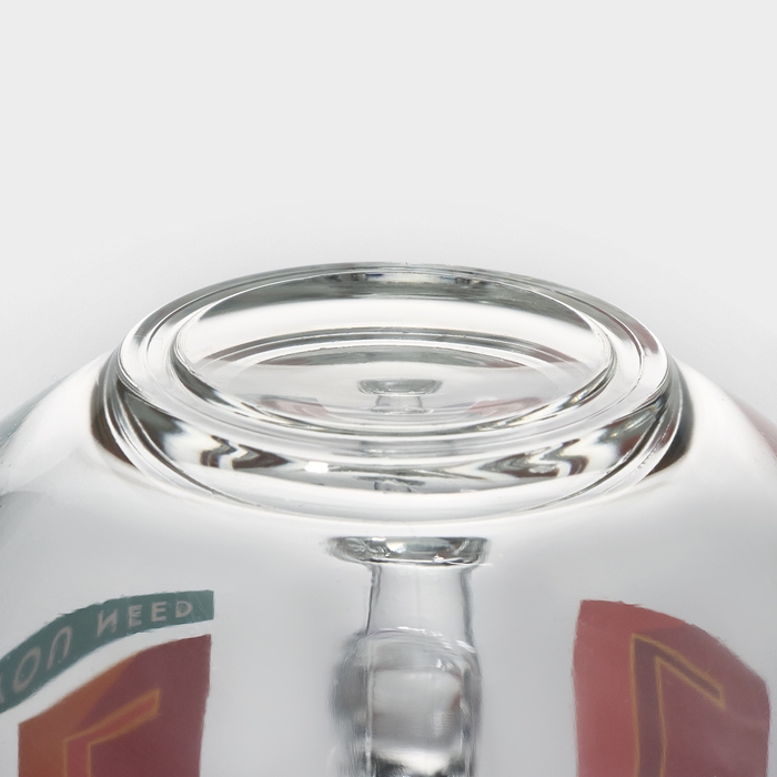 Кружка стеклянная &laquo;Джамбо&raquo;, 500 мл, рисунок МИКС