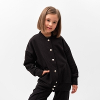 Бомбер детский MINAKU цвет чёрный, рост 110 см Бомбер детский MINAKU цвет чёрный, рост 110 см