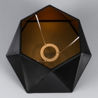 Абажур E27 черно-золотой 28х25х19 см Абажур E27 черно-золотой 28х25х19 см