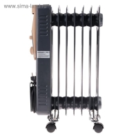 Обогреватель ENGY EN-2407 Loft, масляный, 1500 Вт, 7 секций, 15 м&sup2;, чёрный