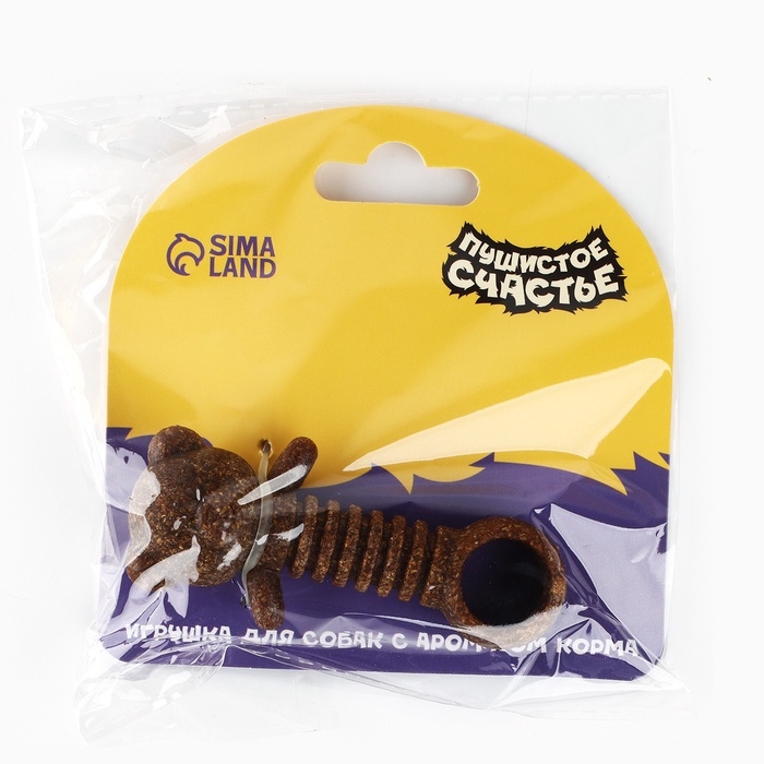 Игрушка для собак жевательная со ароматом корма «Медвежонок», 9 х 4.5 см Игрушка для собак жевательная со ароматом корма «Медвежонок», 9 х 4.5 см