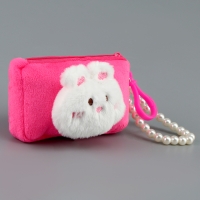 Кошелёк детский «Зайка», на брелоке с браслетом Кошелёк детский «Зайка», на брелоке с браслетом