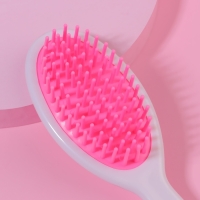 Расчёска - мини массажная, 4,5 &times; 13 см, цвет МИКС