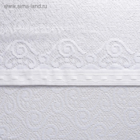 Штора на шторной ленте 245х165 см, цв. белый, 100% п/э, арт.М490б Штора на шторной ленте 245х165 см, цв. белый, 100% п/э, арт.М490б