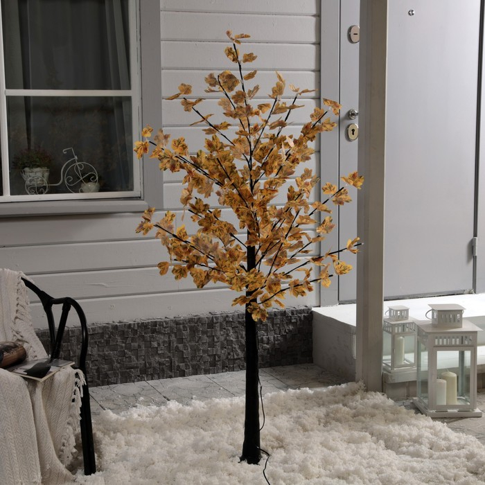 Светодиодное дерево «Клён осенний» 1.6 м, 160 LED, постоянное свечение, 220 В, свечение тёплое белое Светодиодное дерево «Клён осенний» 1.6 м, 160 LED, постоянное свечение, 220 В, свечение тёплое белое