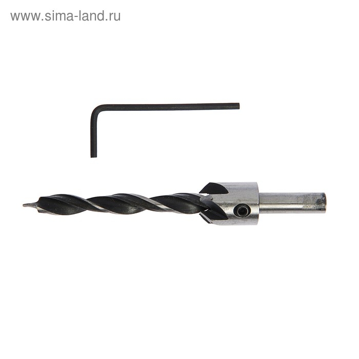 Сверло с зенкером ТУНДРА, 8 х 110 мм Сверло с зенкером ТУНДРА, 8 х 110 мм