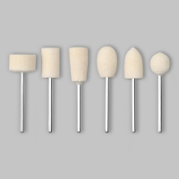 Фрезы войлочные для маникюра в пластиковом органайзере, 12 шт Фрезы войлочные для маникюра в пластиковом органайзере, 12 шт