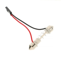 Автолампа светодиодная TORSO, 12 В, 16 SMD, два переходника, свет белый Автолампа светодиодная TORSO, 12 В, 16 SMD, два переходника, свет белый