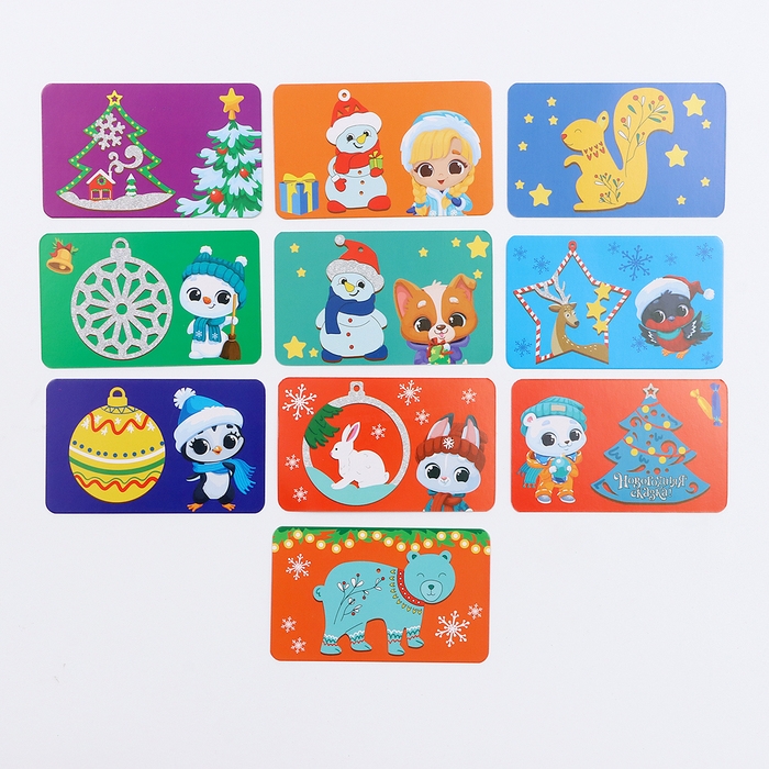 Адвент календарь на новый год своими руками. Роспись по дереву, новогодний набор для творчества